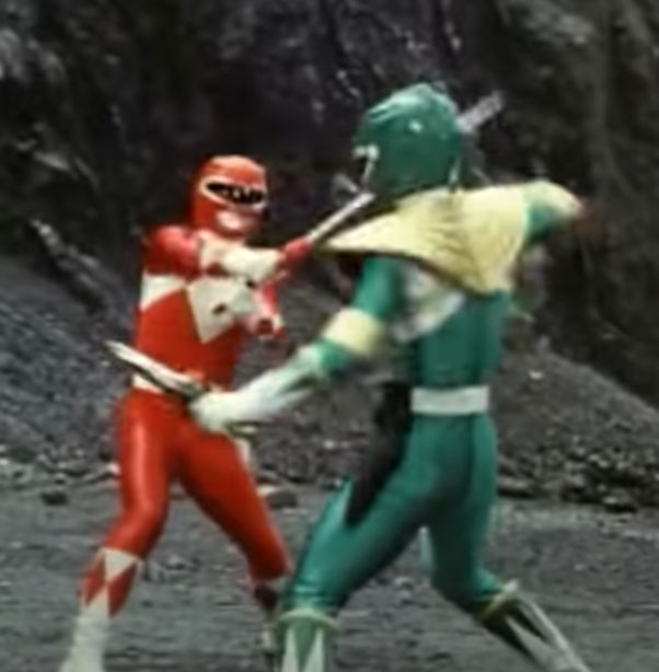 Red Ranger Vs Green Ranger by NicholasP1996 on DeviantArt