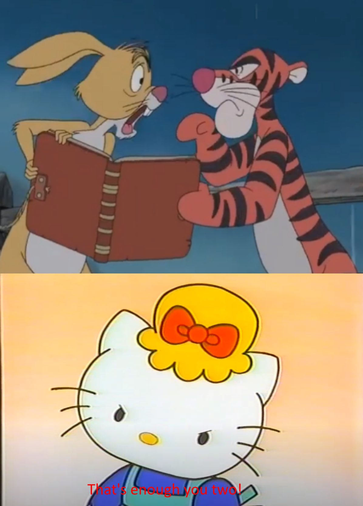 Mary Tells Tigger and Rabbit that's enough by NicholasP1996 on DeviantArt