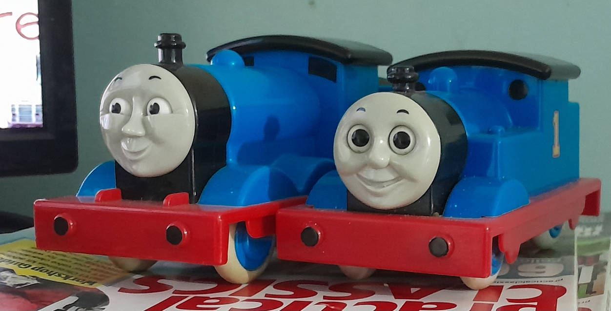 Two blue engines by NicholasP1996 on DeviantArt