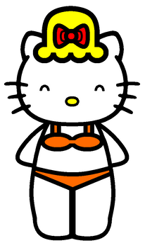 Mary in her bikini