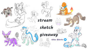 stream sketch giveaway