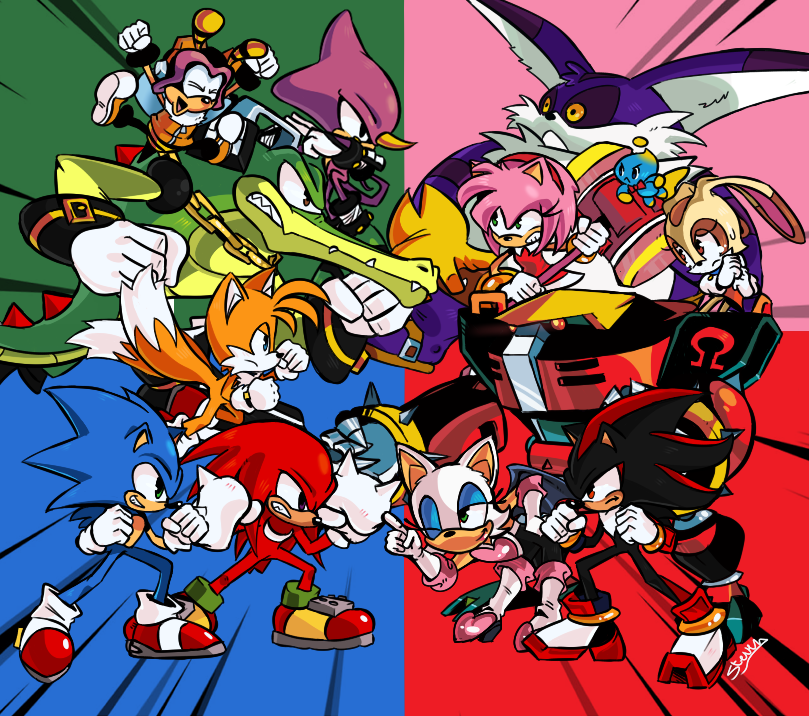 Sonic Classic Heroes by Daniuxshit on DeviantArt