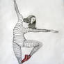 Line Contour Ballerina