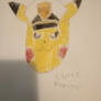 Drawing of Captain Pikachu