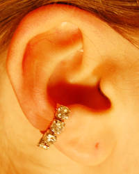 crystal ear cuff