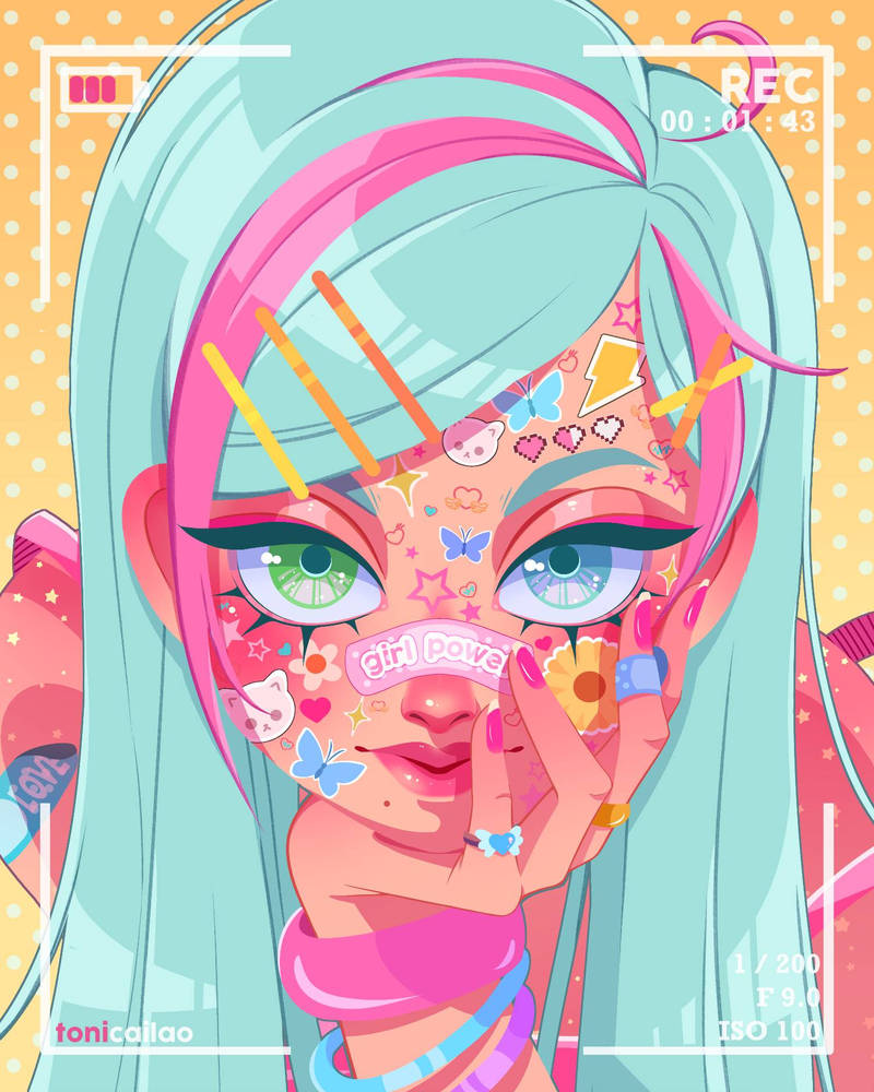 Sticker face by ToniCailao on DeviantArt