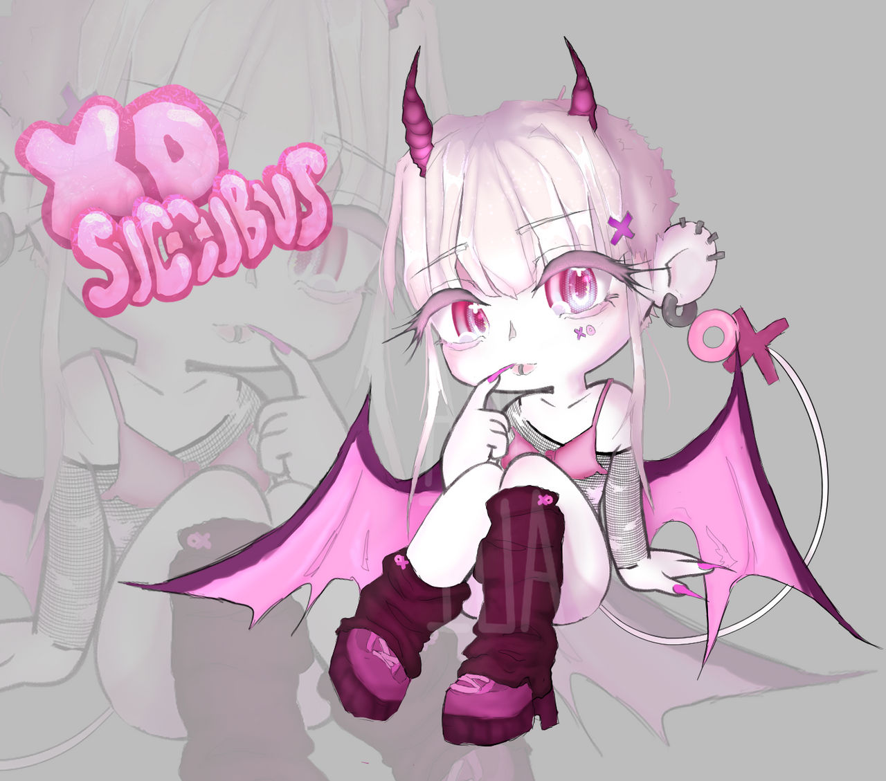 !!SOLD!! Chibi Succubus ADOPT