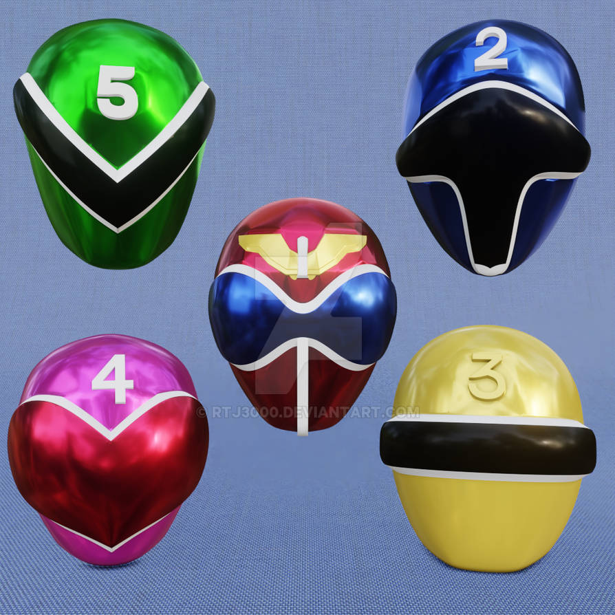 01 Himitsu Sentai Goranger by rtj3000 on DeviantArt