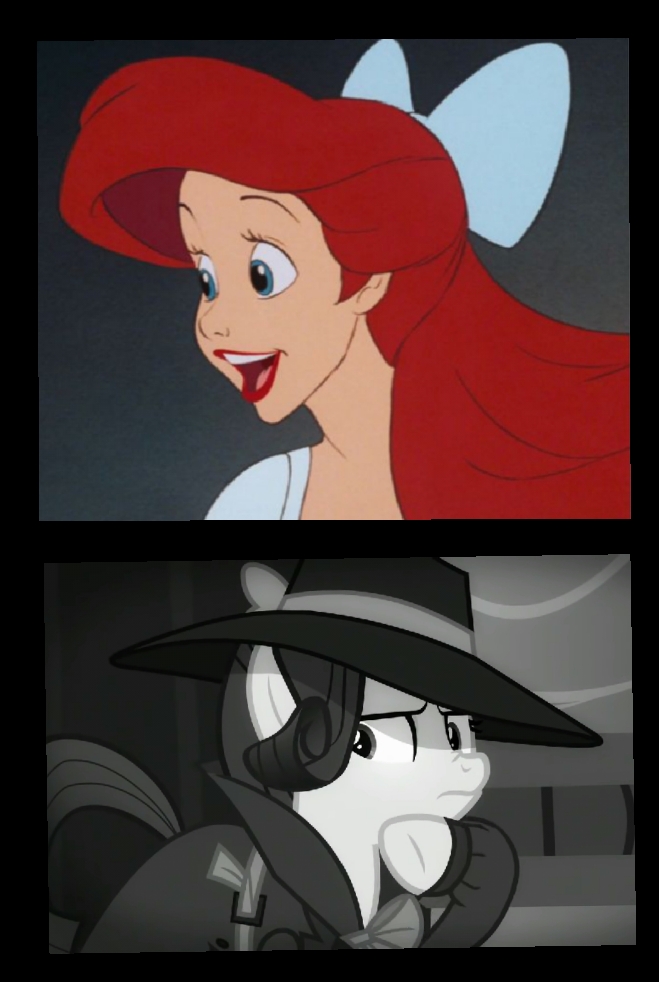 Ariel see Rarity dectective outfit and she like it by CarlosUriel13 on ...