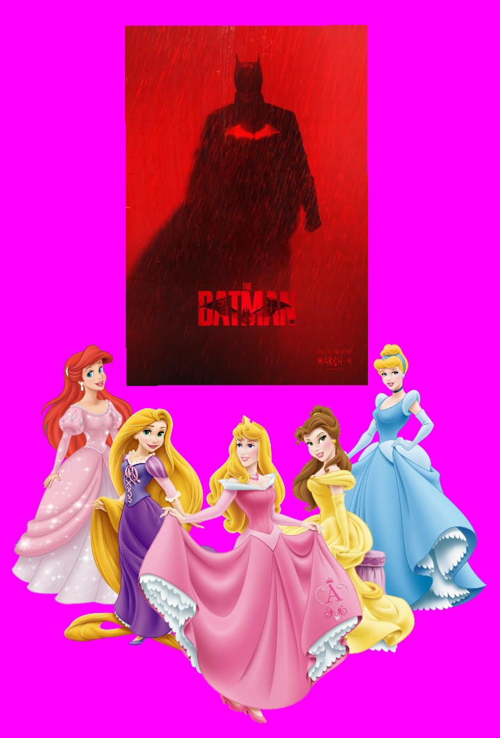 The Disney Princesses watch The Batman by CarlosUriel13 on DeviantArt