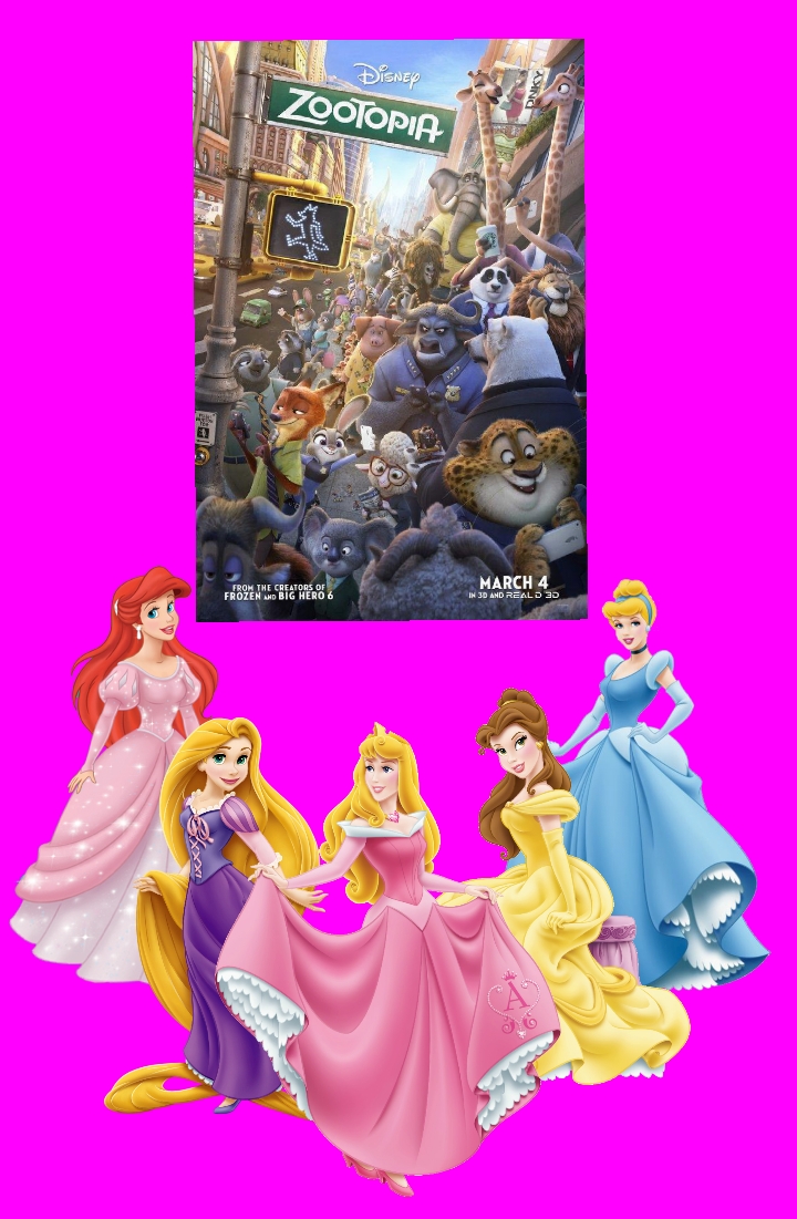 the disney princesses watch zootopia by carlosuriel13 on deviantart