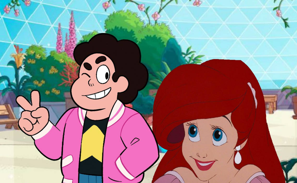 Steven Riel Steven Universe invites Ariel to His garden by CarlosUriel13 on DeviantArt