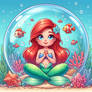 Princess Ariel Trapped in a Bubble 18