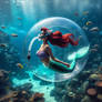 Princess Ariel Trapped in a Plastic Bubble 3