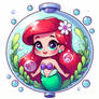 Princess Ariel Trapped in a Water Balloon 2