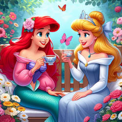 Princess Ariel and Princess Aurora 12 