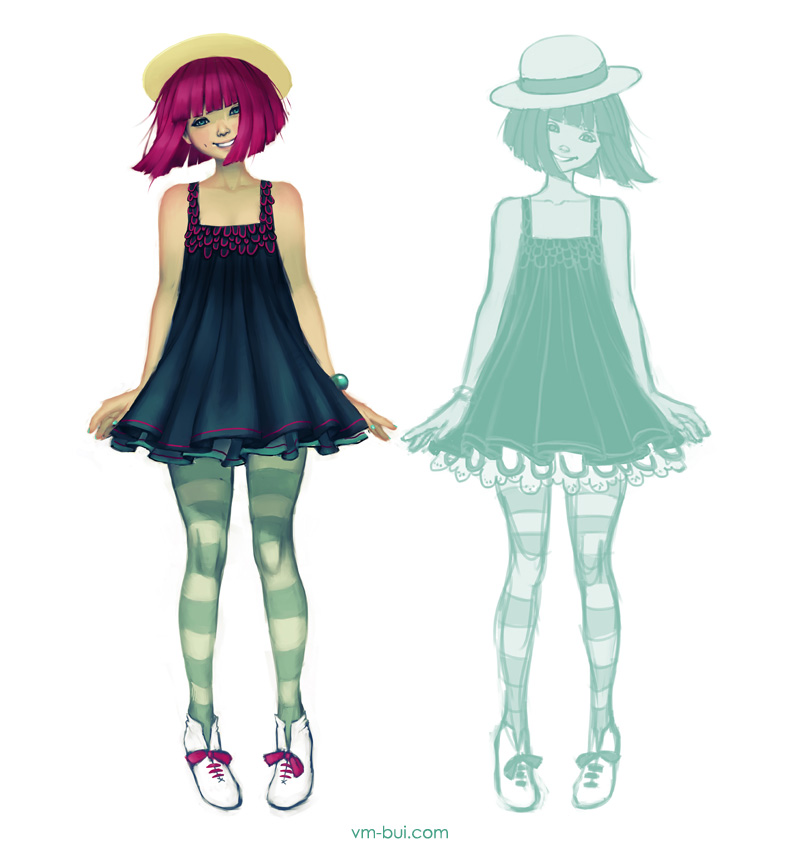 Character Design: Quirky Magical Girl