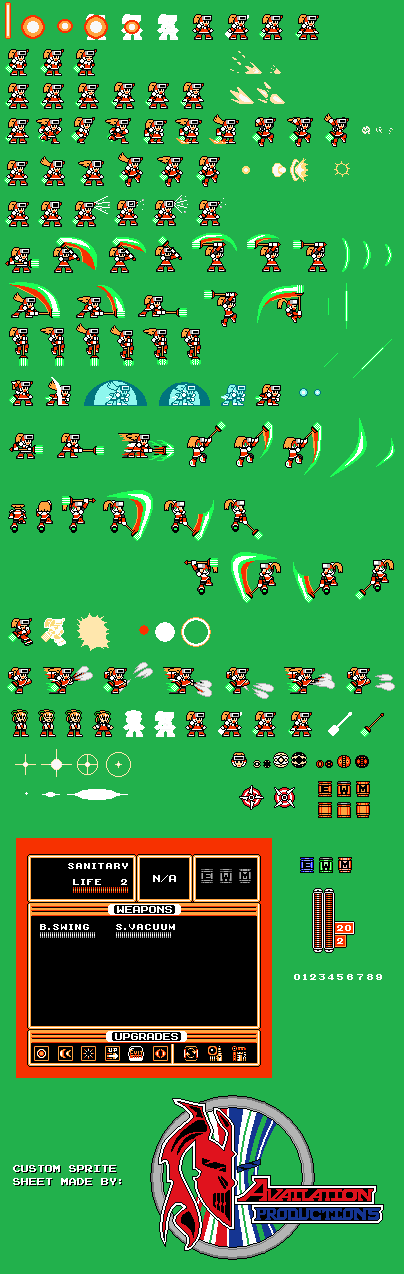 8-Bit S RE-Sprite Sheet by Availation on DeviantArt