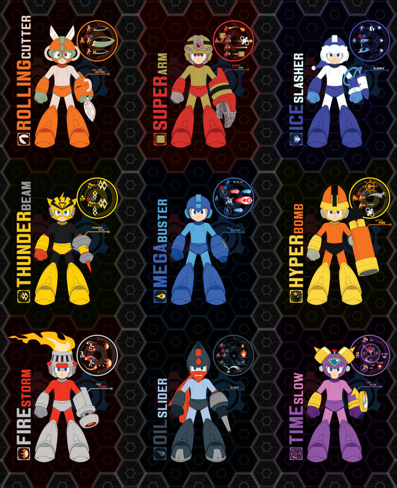 Mega Man 11 Weapon Get - All MM1 Weapons - by Availation