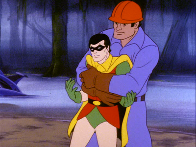 Robin superfriends bearhug 2