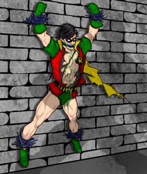 Robin captured By Venom