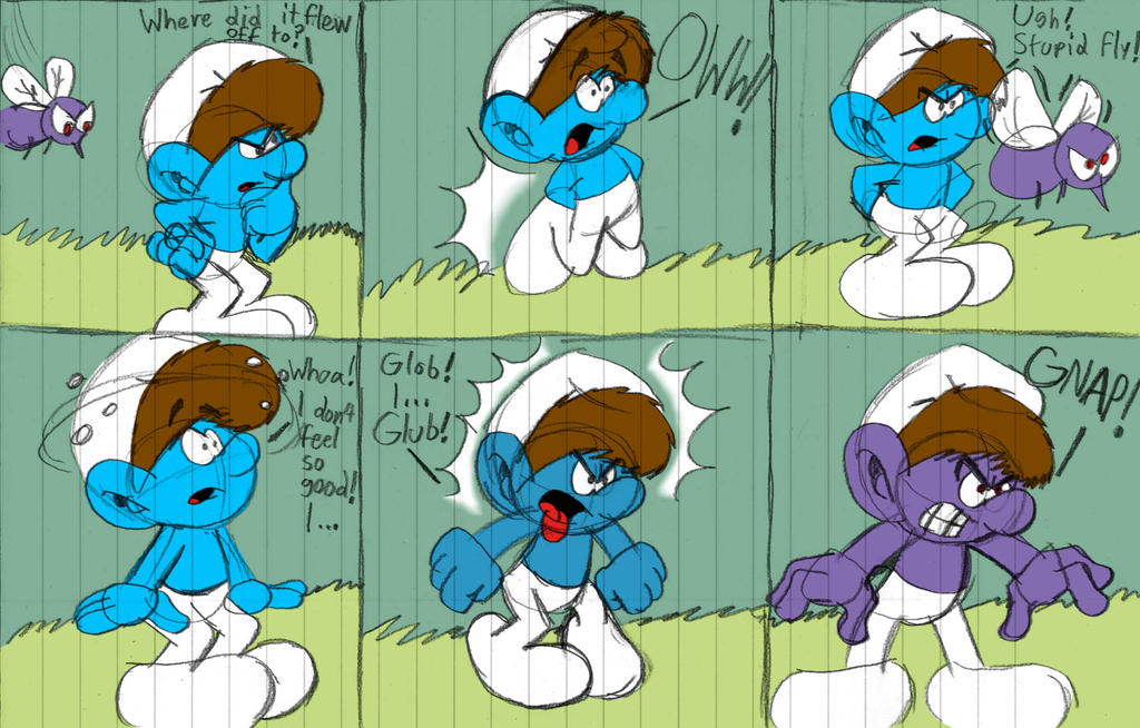 Purple Smurfs! by Smurf-Comic on DeviantArt