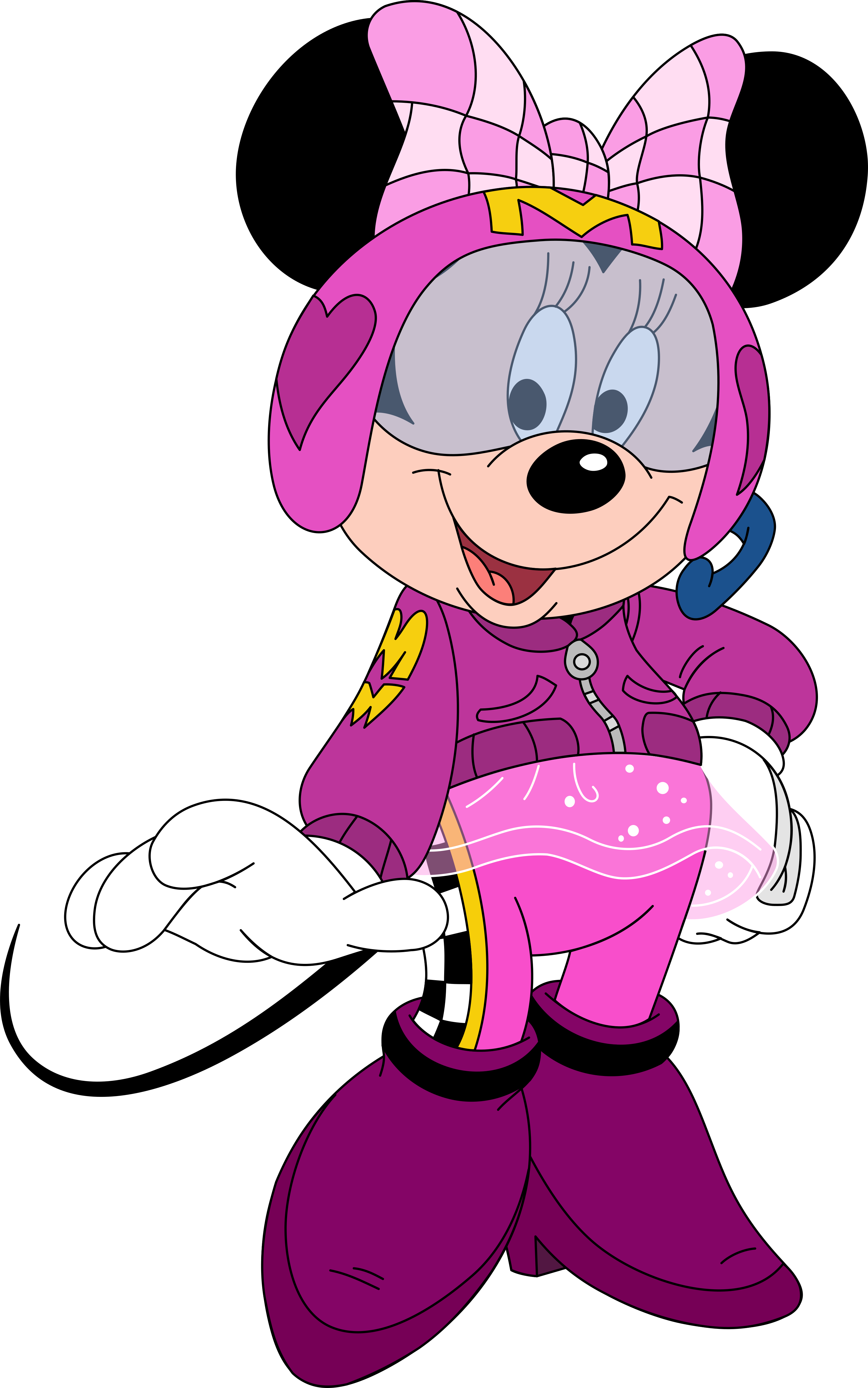 Roadster Racer Minnie Mouse (commission) by GrishamAnimation1 on DeviantArt