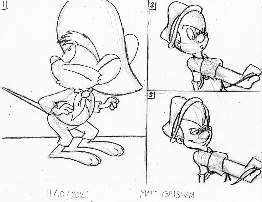 How to Draw Speedy Gonzales 