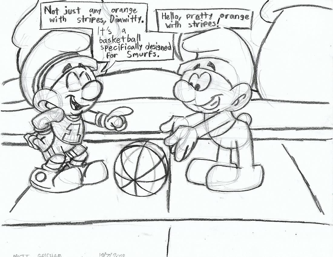 Smurfs: Smurfing to Black and White by GrishamAnimation1 on DeviantArt