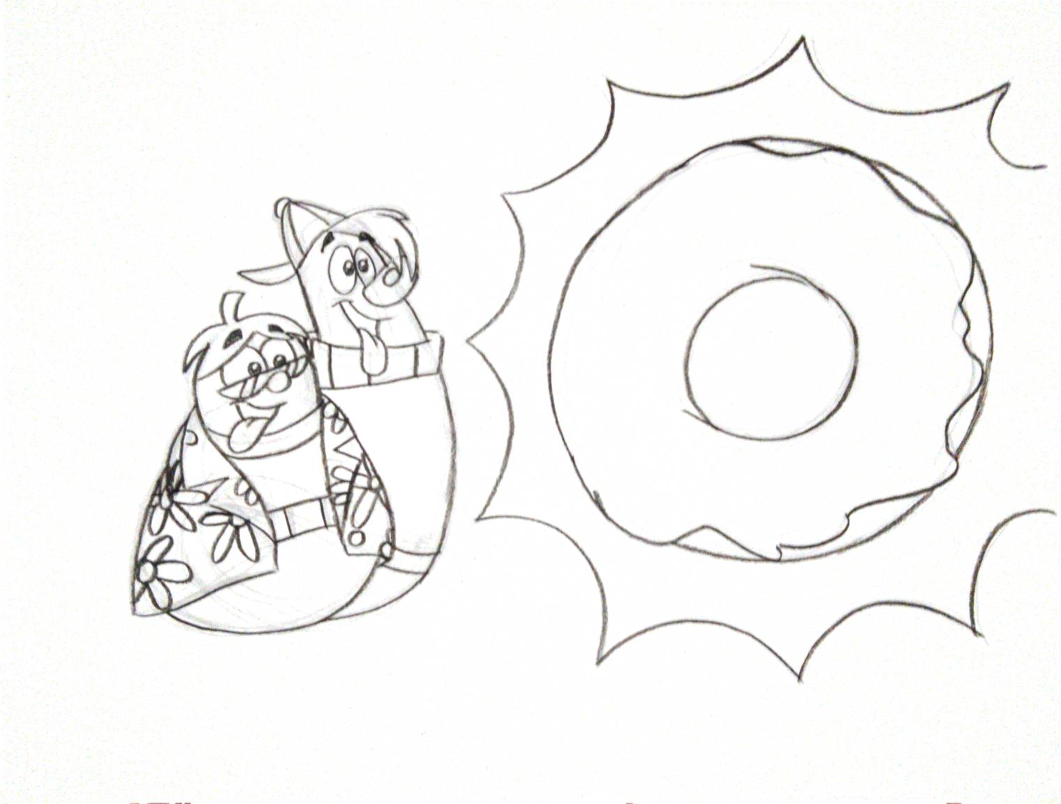 Larry boy and the fib from outer space coloring pages