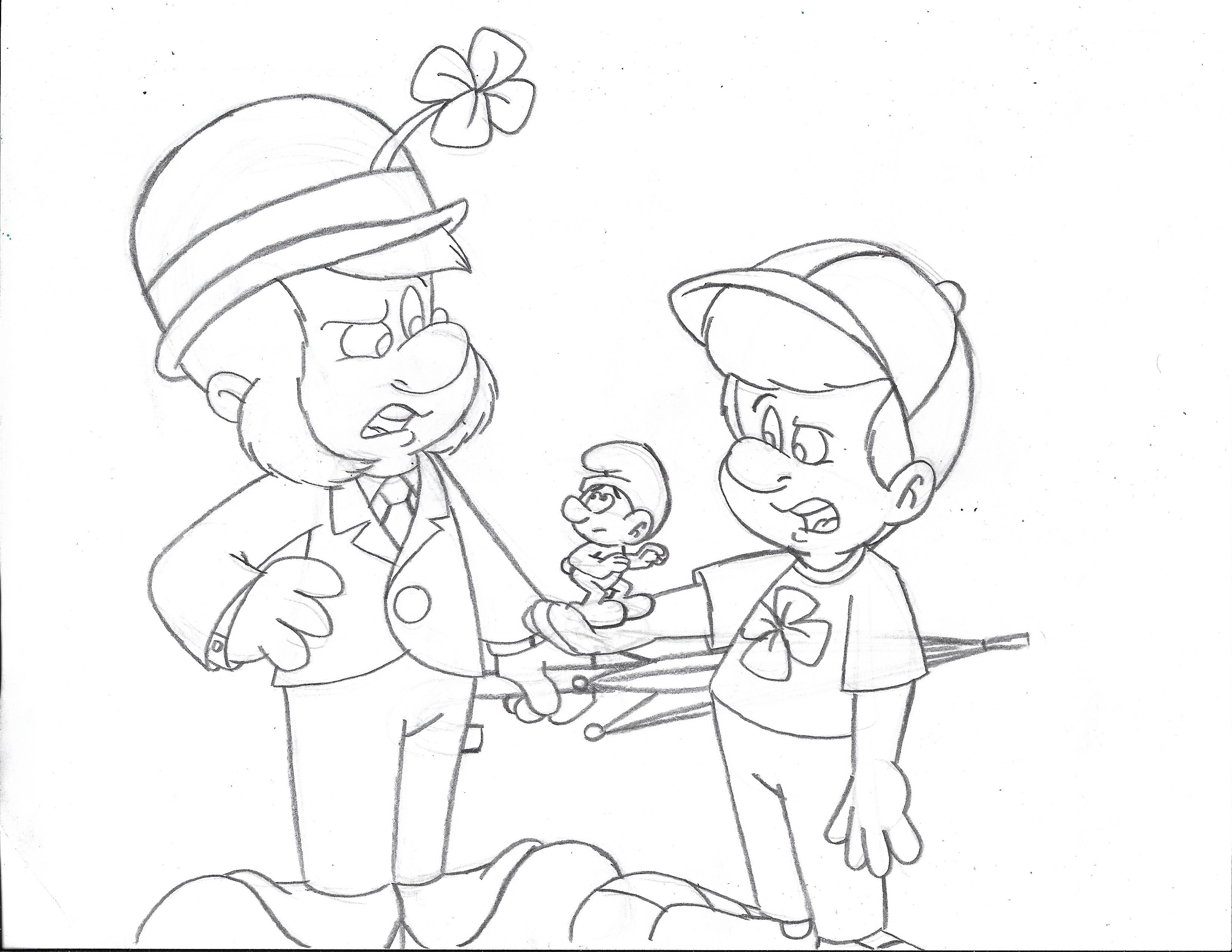 Smurfs: Smurfing to Black and White by GrishamAnimation1 on DeviantArt