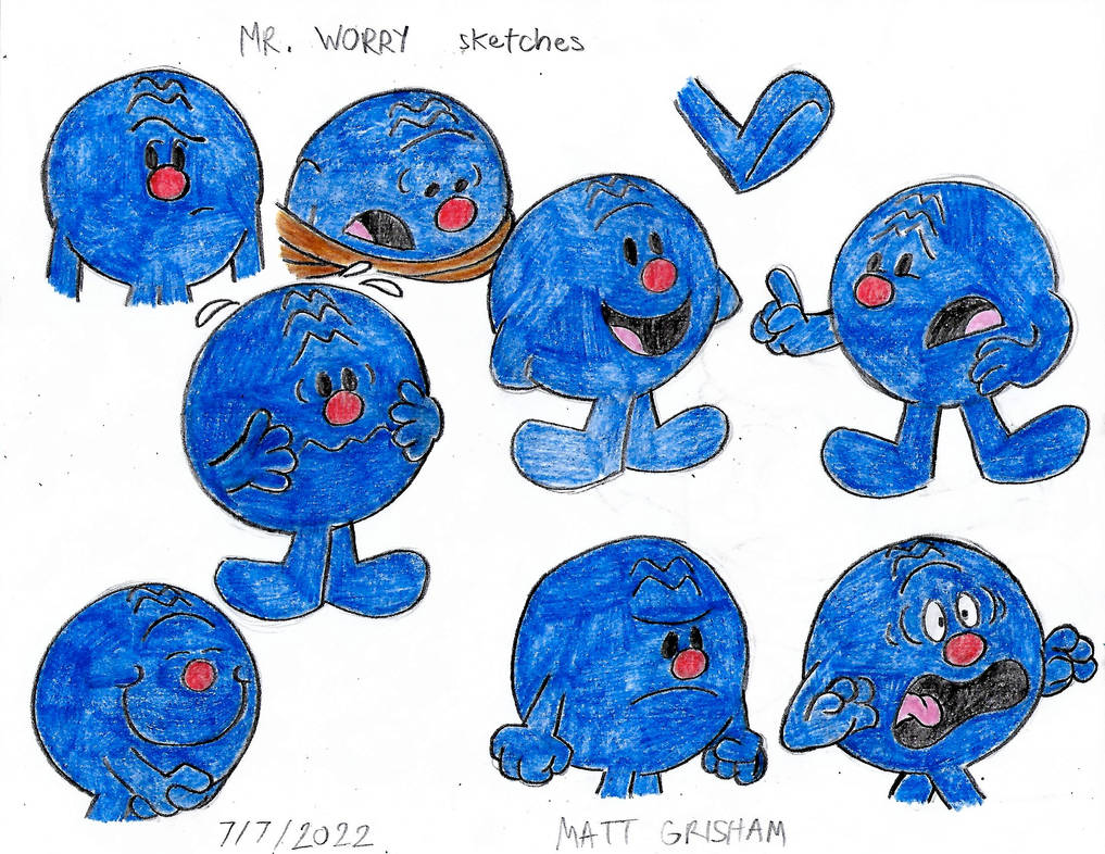 Captain Worry Mr. Worry sketches (TMMS) by GrishamAnimation1 on DeviantArt