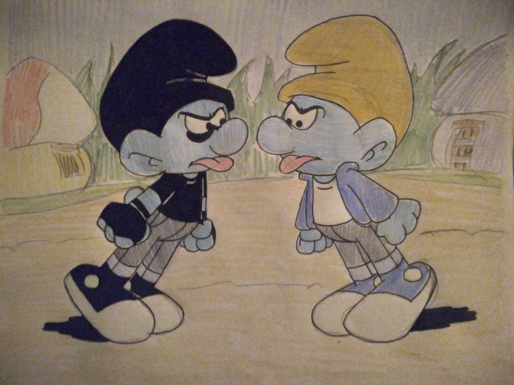 Deviantart Blowing Raspberry Smurfs: Blowing Raspberries by GrishamAnimation1 on DeviantArt