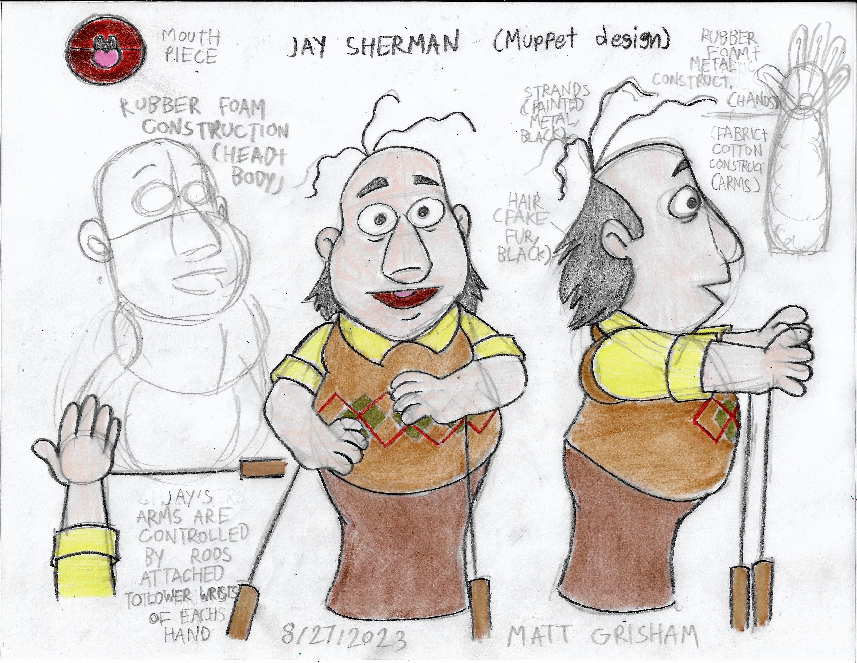 Muppet Designing Jay Sherman (Muppet design) by GrishamAnimation1 on DeviantArt