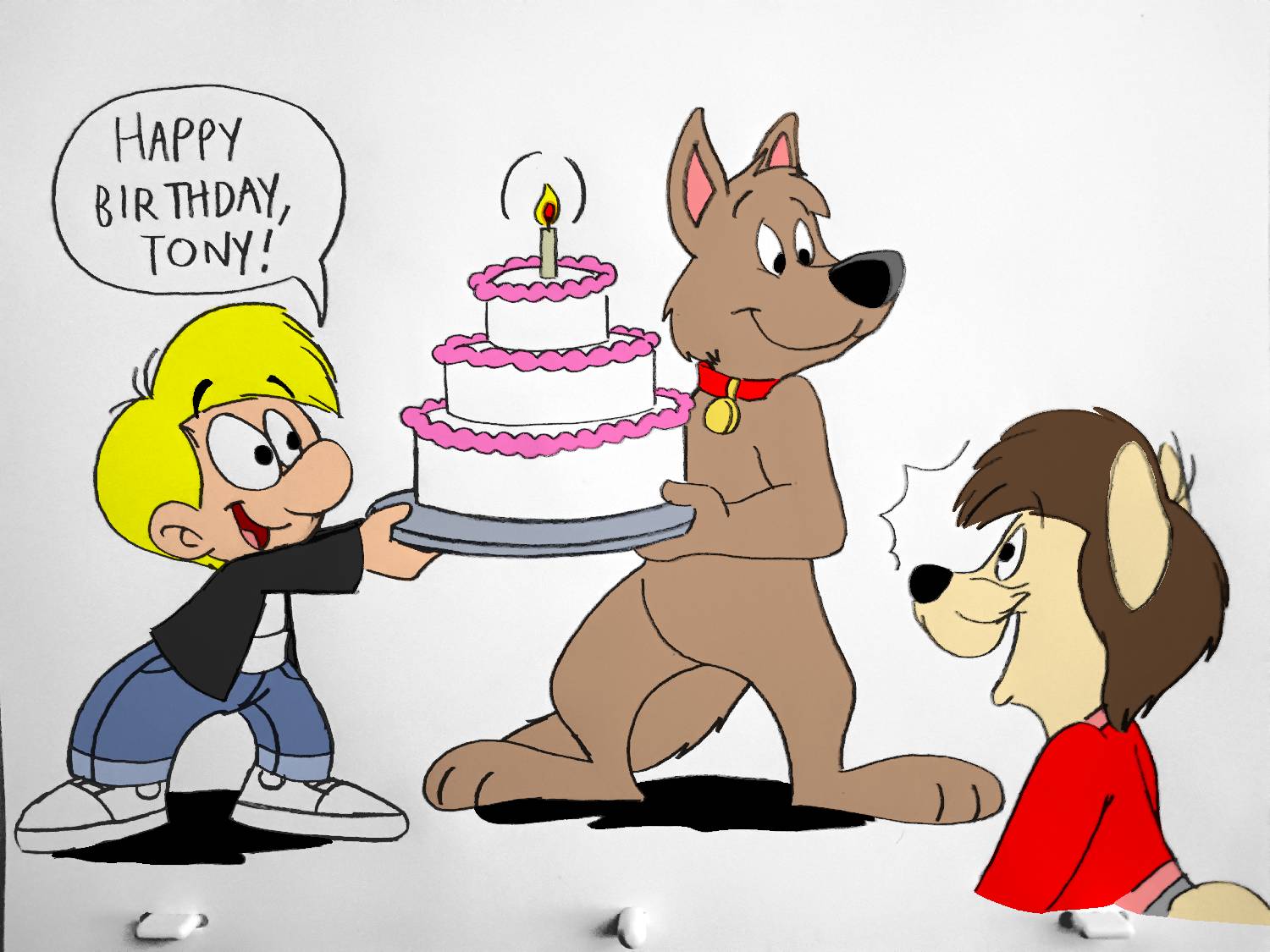 Jacob and Jason give Tony a birthday cake (AT) by GrishamAnimation1 on ...