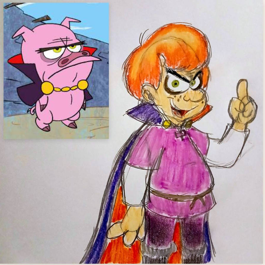 Human!Dark Lord Chuckles the Silly Piggy (2024) by GrishamAnimation1 on