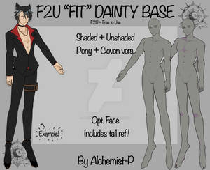 [F2U base] Fit Dainty Base