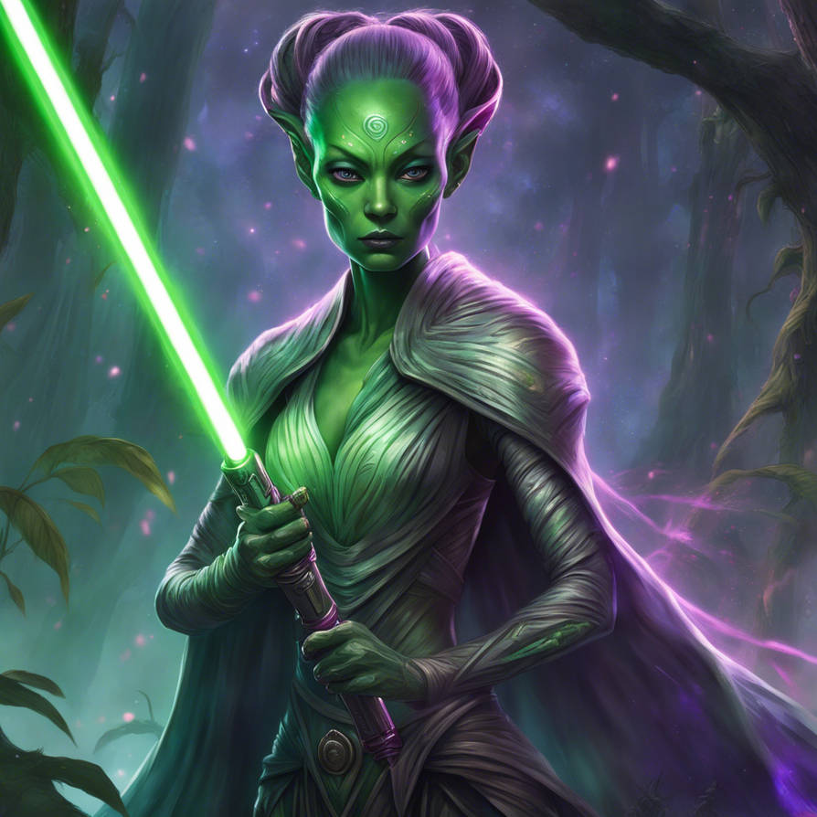 Female Alien Jedi 3