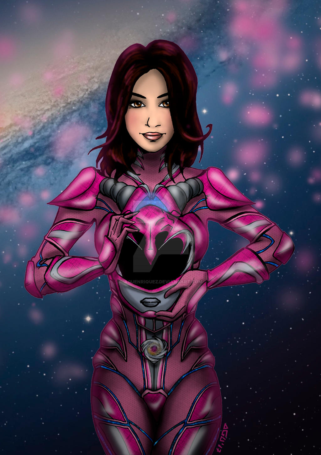 Pink Ranger by AguEnriquez on DeviantArt