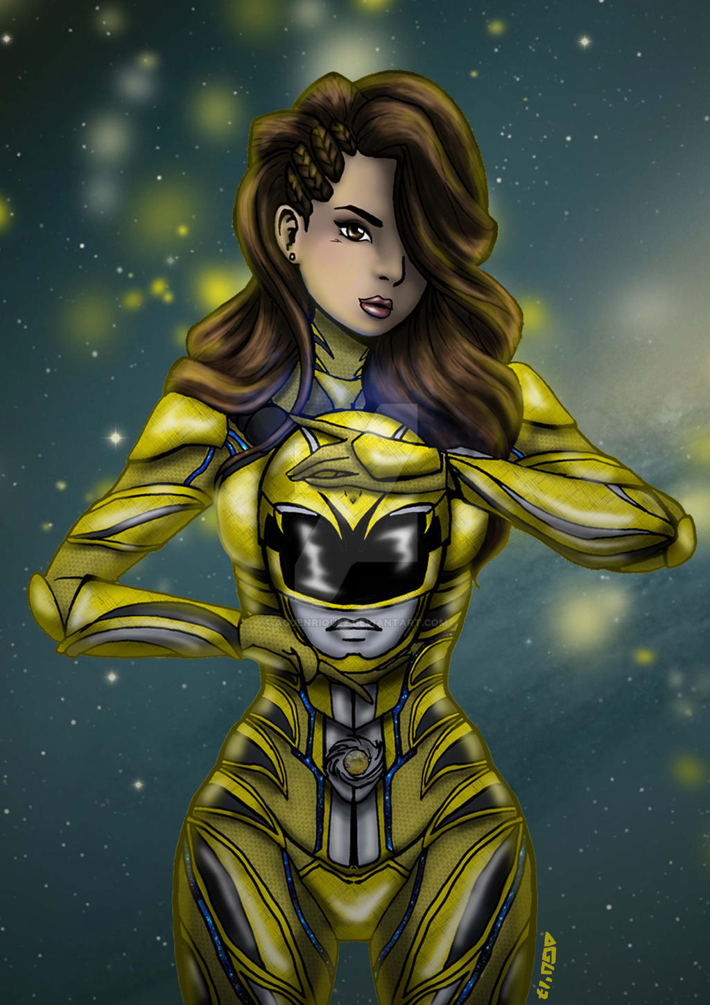 Yellow Ranger by AguEnriquez on DeviantArt