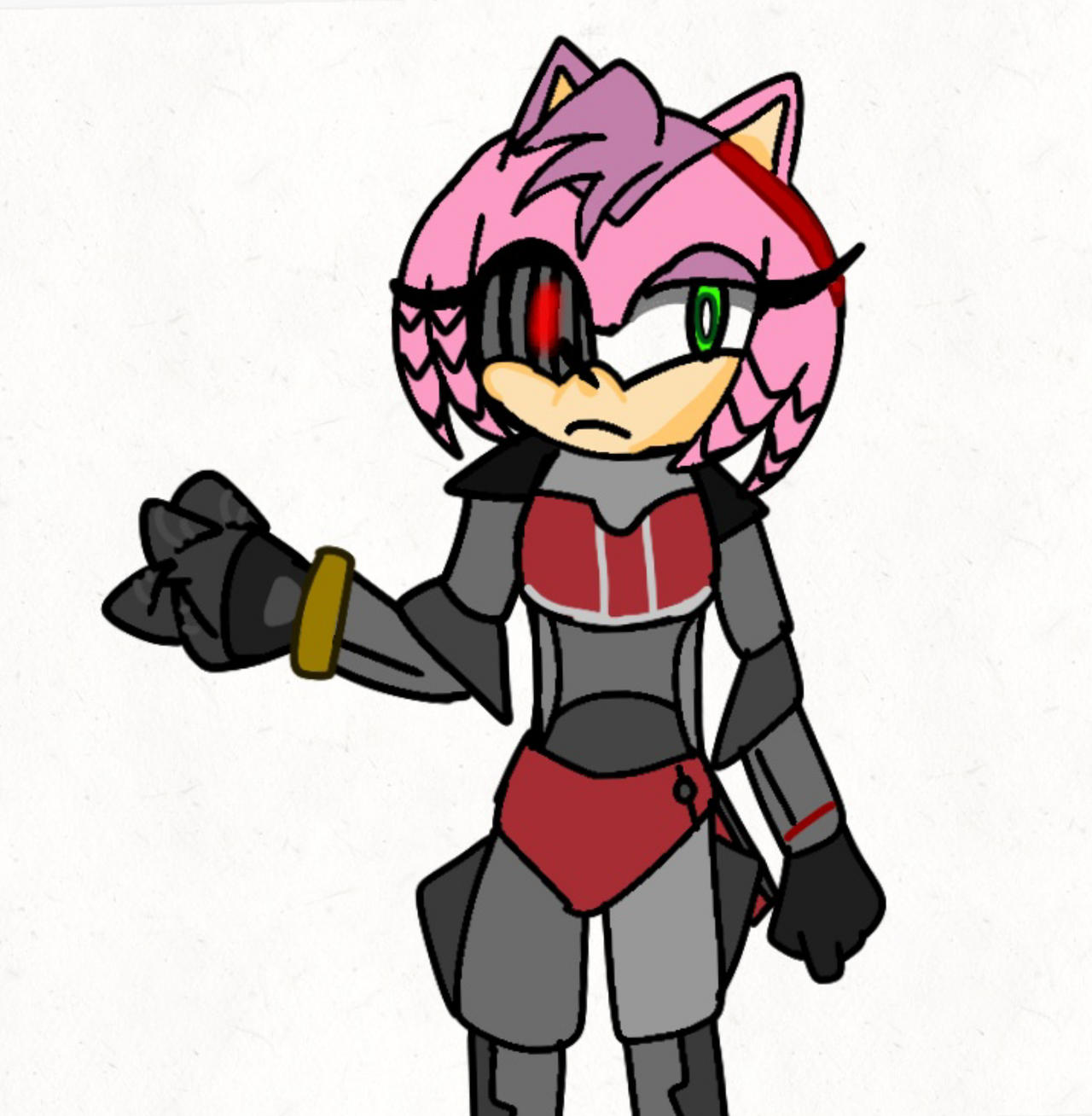 Sonic prime Rusty Rose by emeraldthePaint on DeviantArt