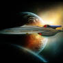 Enterprise E Refit In Space