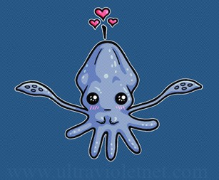 Squid love by ultravioletbat