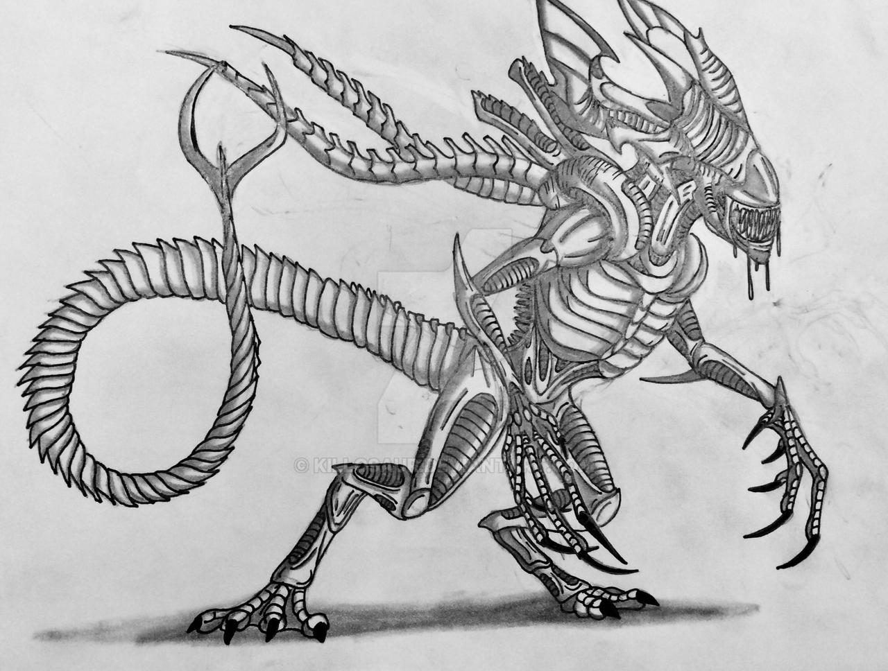 King Xenomorph by Killosaur on DeviantArt