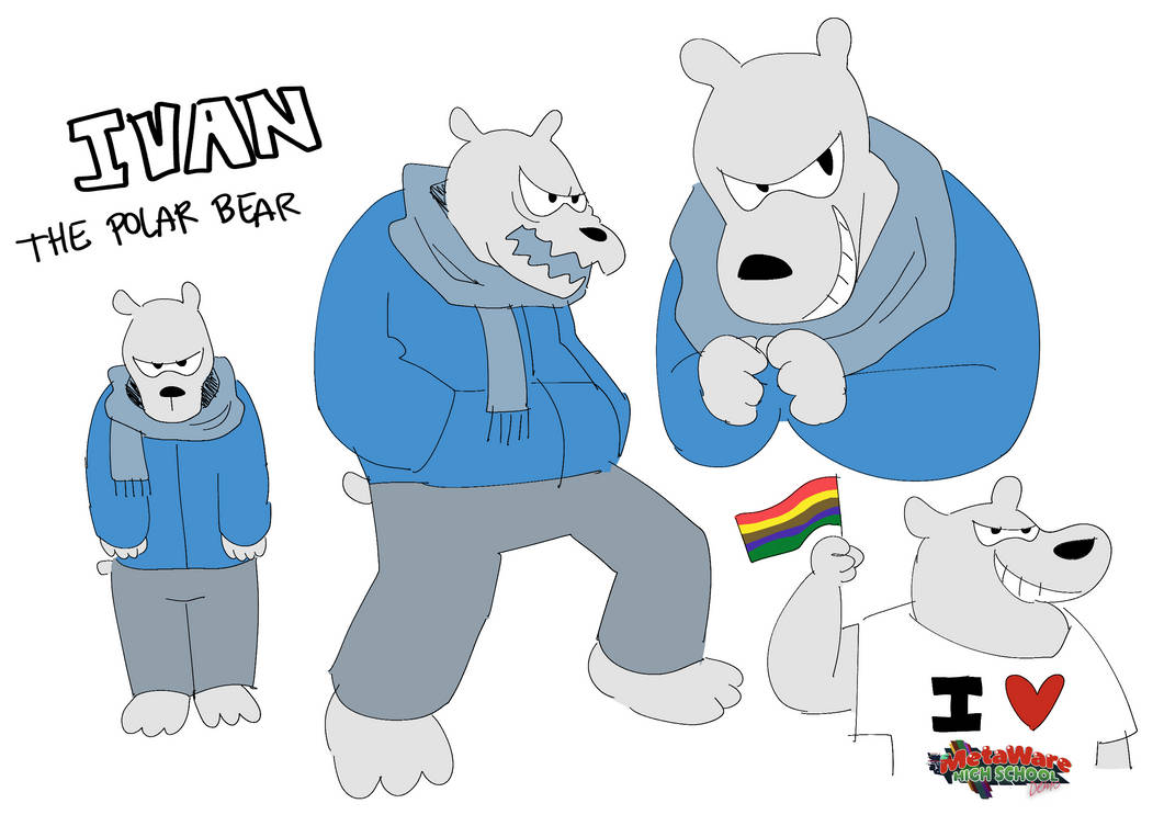 Ivan Rathe Deviantart Ivan the polar bear by SpudBae on DeviantArt