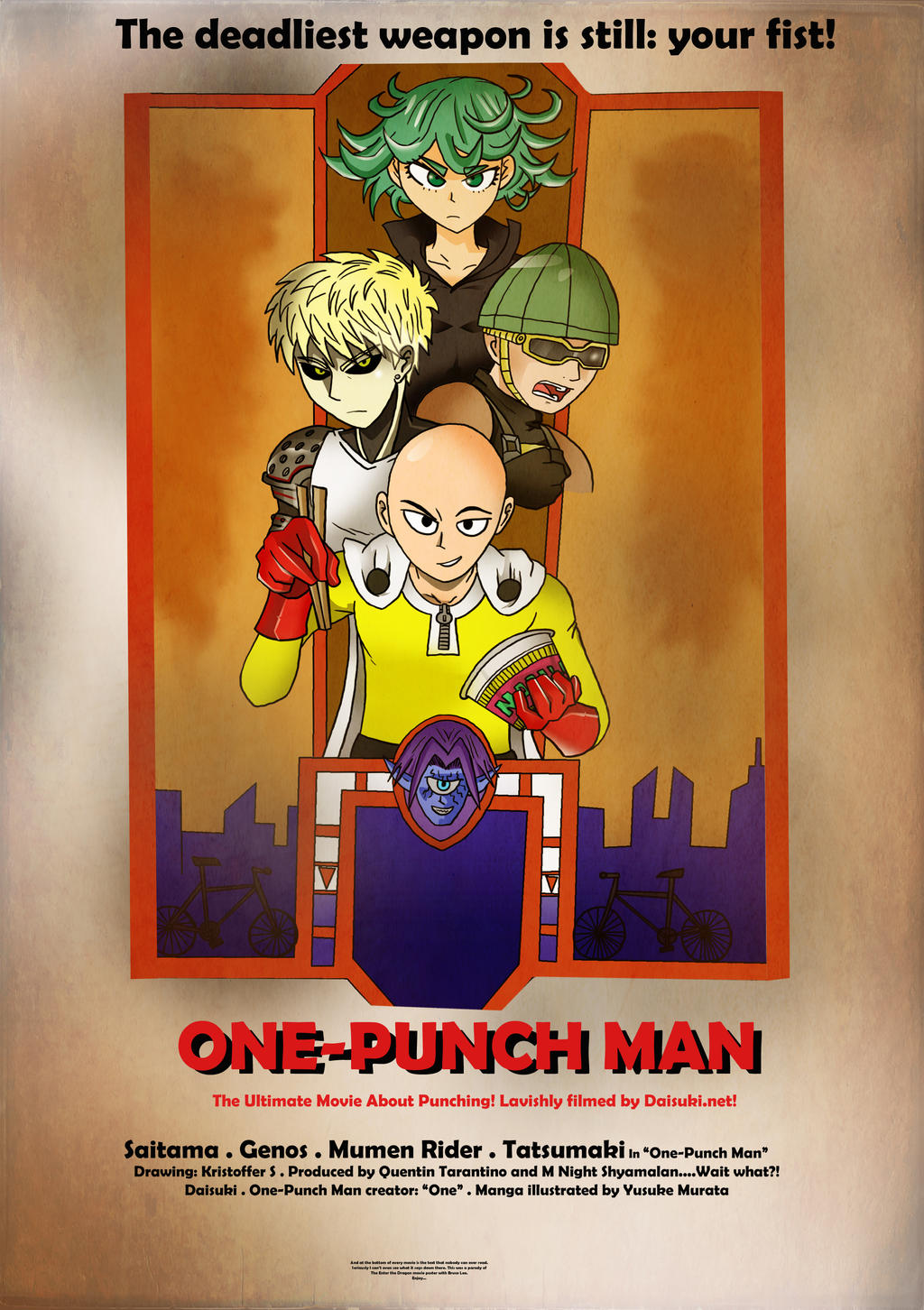 One-Punch Man: Movie Poster by CronoCain on DeviantArt