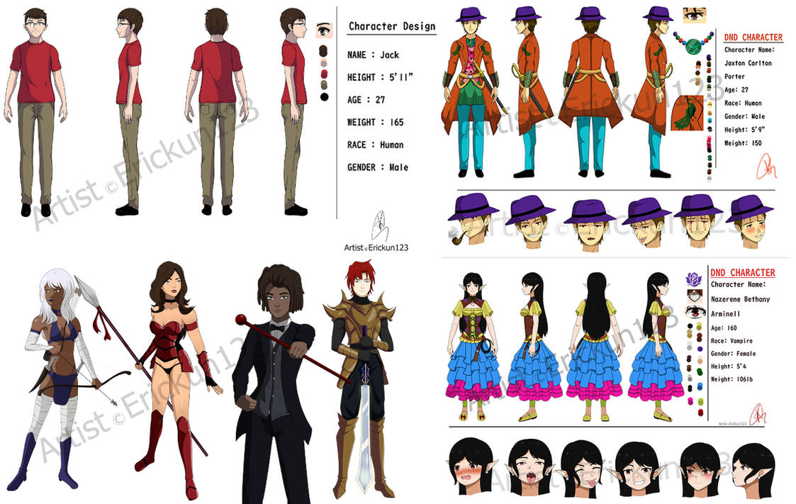 Designs 1.2.3.4 by erickun123 on DeviantArt