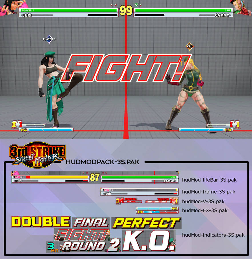 SFVCE Hud Mod - SF3 3rd Strike by FGCdraft on DeviantArt