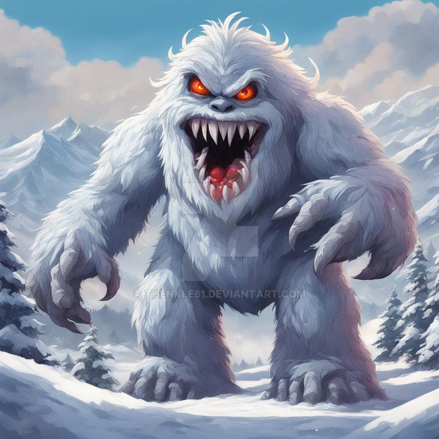 Snowb Monster The Abominable Snow Monster of the North, V8 by THenkle61 on DeviantArt