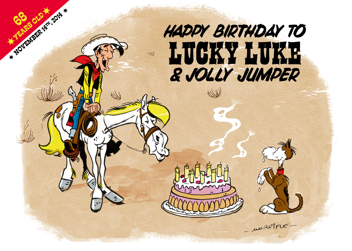 Happy Birthday Lucky Luke By Andy Mornifle On Deviantart Happy Birthday Lucky Luke By Andy Mornifle On Deviantart